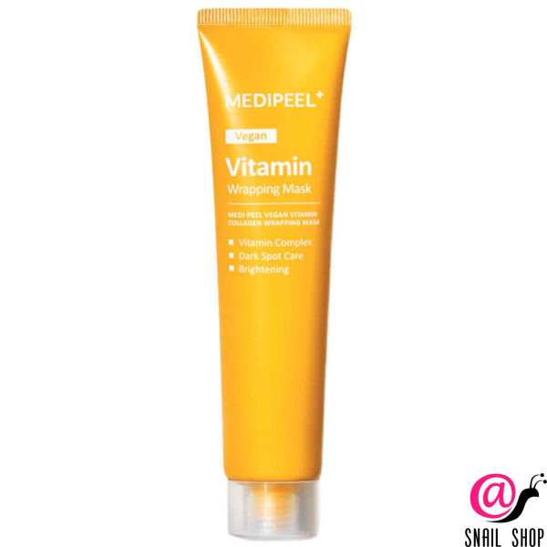 MEDIPEEL Витаминная маскапленка для ровного тона кожи Vegan Vitamin Collagen Wrapping Mask