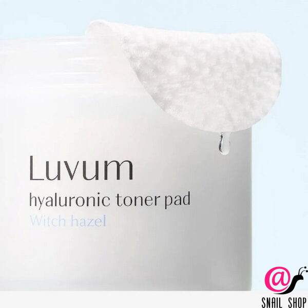 LUVUM Тонер-пэды увлажняющие Witch Hazel Hyaluronic Toner Pad