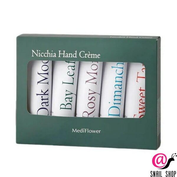 MEDI FLOWER Набор увлажняющих кремов для рук 5шт Hand Creme Set Vegan Nicchia