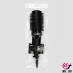 SIMA LAND Брашинг керамический Premium, продуваемый, прорезиненная ручка, d=53/70 мм, 28.7 см черный