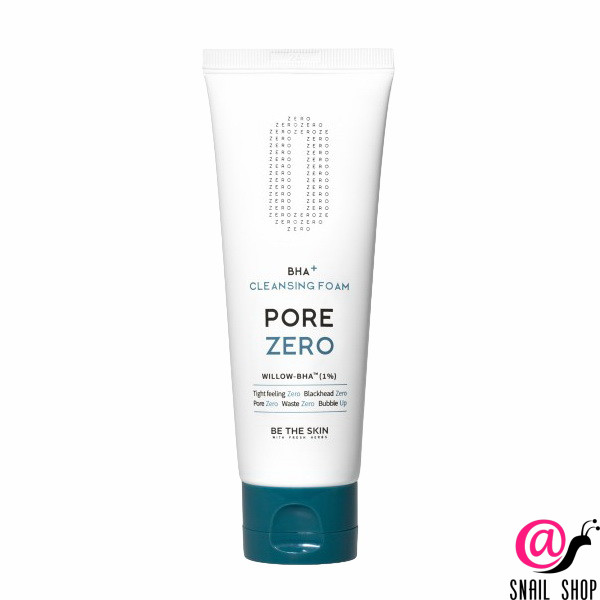 BE THE SKIN Кремовая пенка для контроля жирности кожи BHA+ PORE ZERO Cleansing Foam