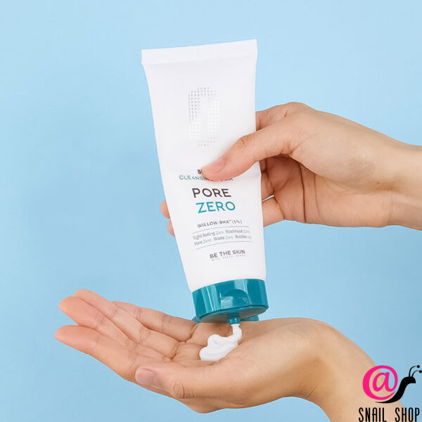 BE THE SKIN Кремовая пенка для контроля жирности кожи BHA+ PORE ZERO Cleansing Foam
