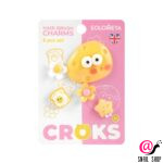 SOLOMEYA Набор украшений для расчески "Летнее настроение" Set of Charms For Hair Brush "Summer Mood"