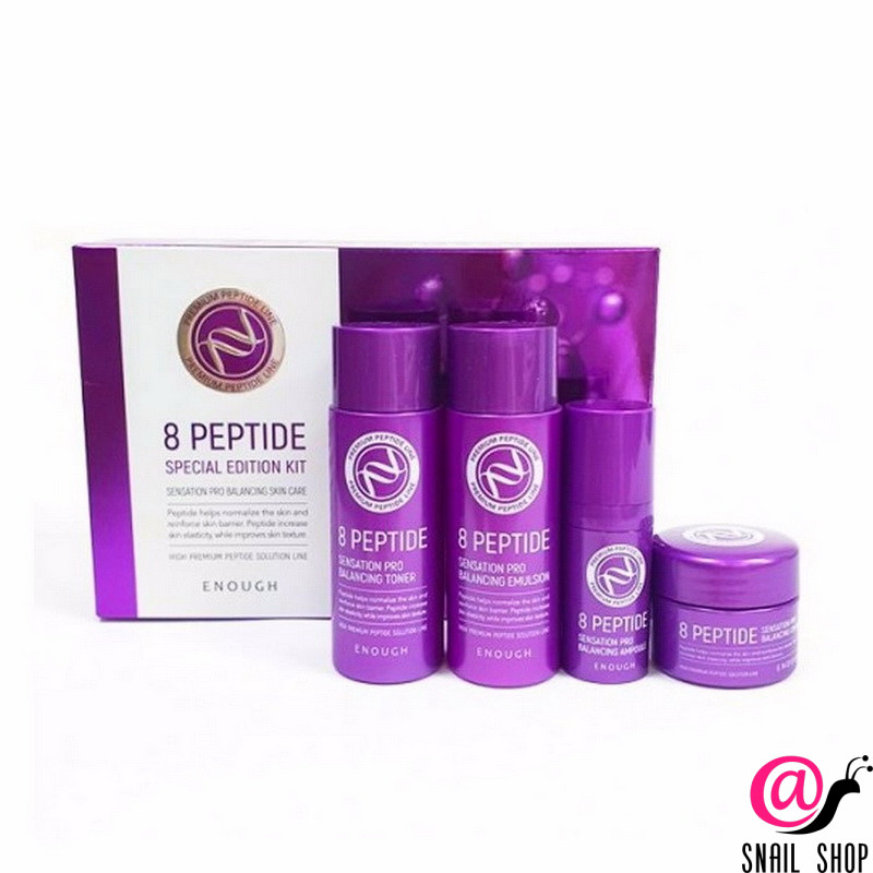 enough Набор миниатюр с пептидами 8 peptide special edition kit 4 set ENOUGH Набор миниатюр с пептидами 8 Peptide Special Edition Kit 4 Set