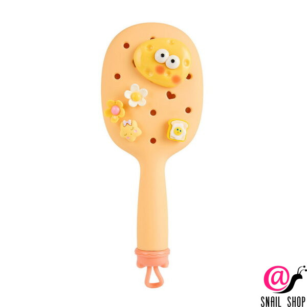 SOLOMEYA Массажная расческа для волос с отверстиями для джиббитсов Croks Massage Hair Brush