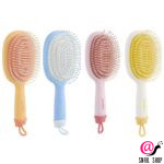 SOLOMEYA Массажная расческа для волос с отверстиями для джиббитсов Croks Massage Hair Brush