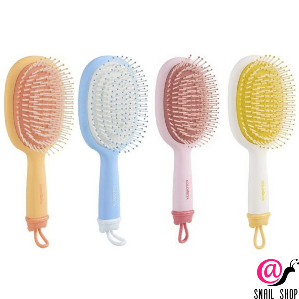 SOLOMEYA Массажная расческа для волос с отверстиями для джиббитсов Croks Massage Hair Brush