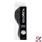 SOLOMEYA Расческа для распутывания, массажа и мытья кожи головы Wonder Scalp Brush Black Gradien