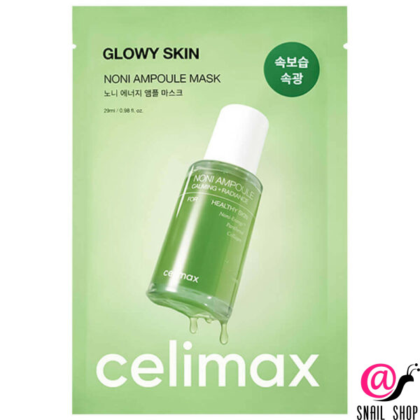 CELIMAX Маска тканевая на основе нони Noni The Real Noni Energy Ampoule Mask