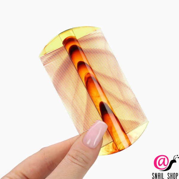 SIMA LAND Расчёска двусторонняя, 10.5*5 см, цвет янтарный