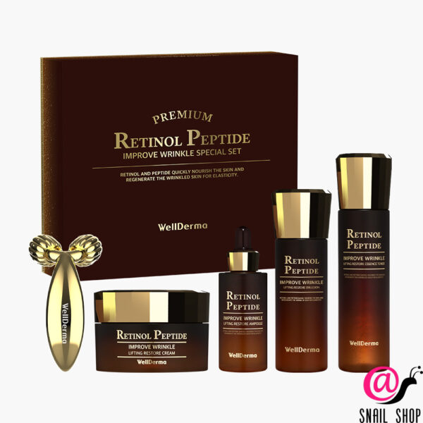 WELLDERMA Набор для лица c ретинолом и пептидами Premium Set Special Lifting Restore Retinol Peptide