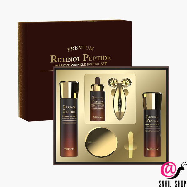 WELLDERMA Набор для лица c ретинолом и пептидами Premium Set Special Lifting Restore Retinol Peptide