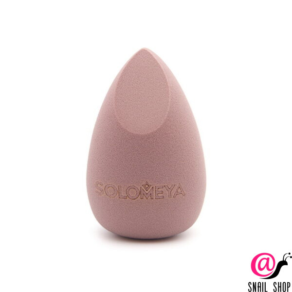 SOLOMEYA Спонж вытянутый для макияжа с двойным срезом Elongated Double-Sided Cut Blending Sponge