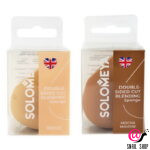 SOLOMEYA Спонж для макияжа с двойным срезом Double-Sided Cut Blending Sponge Mocha Mousse