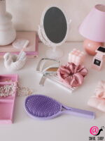 SIMA LAND Расчёска для сушки волос, массажная, 24*10 см, фиолетовая