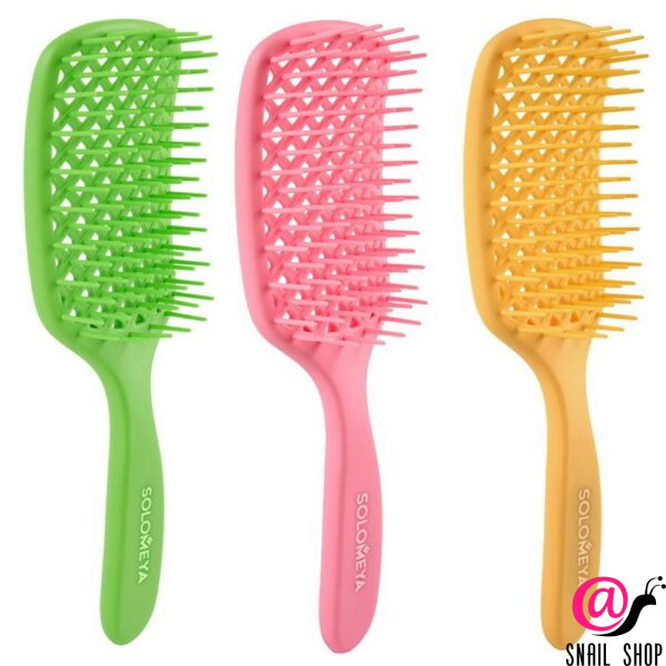 SOLOMEYA Расческа вентилируемая для волос с ароматом Aroma-Vented Hair Brush