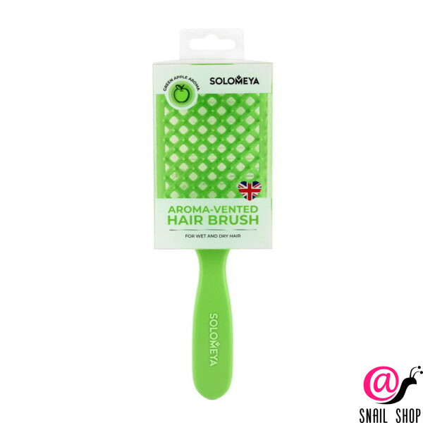 SOLOMEYA Расческа вентилируемая для волос с ароматом Aroma-Vented Hair Brush