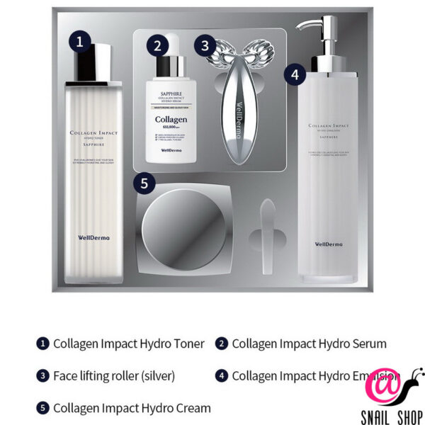 WELLDERMA Набор средств для лица сапфир с коллагеном Set Special Sapphire Collagen Impact
