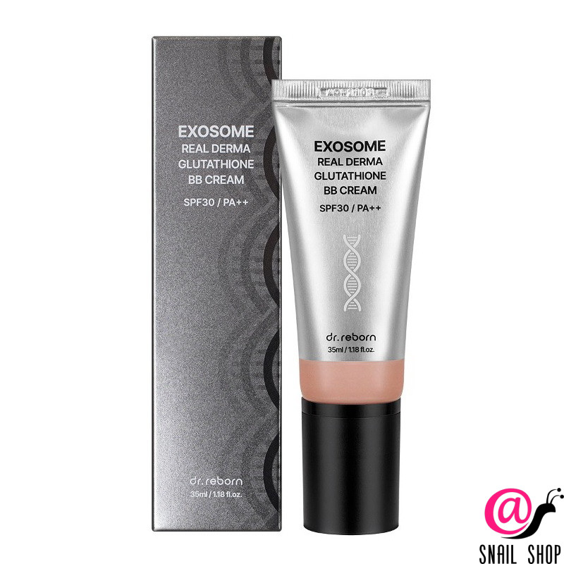dr.reborn bb крем с экзосомами и глутатионом exosome real derma glutathione bb cream spf30 DR.REBORN BB-крем с экзосомами и глутатионом Exosome Real Derma Glutathione BB Cream SPF30