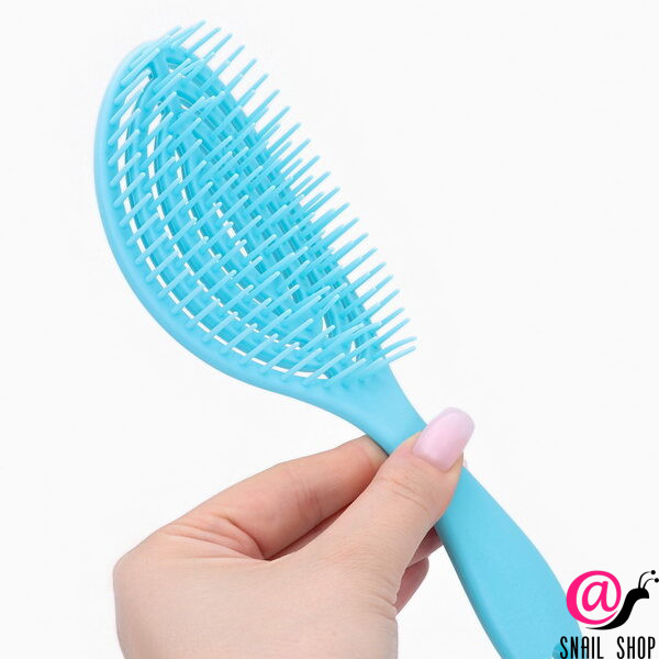 SIMA LAND Расчёска массажная, для сушки волос, 7.5*23.5 см, цвет голубой