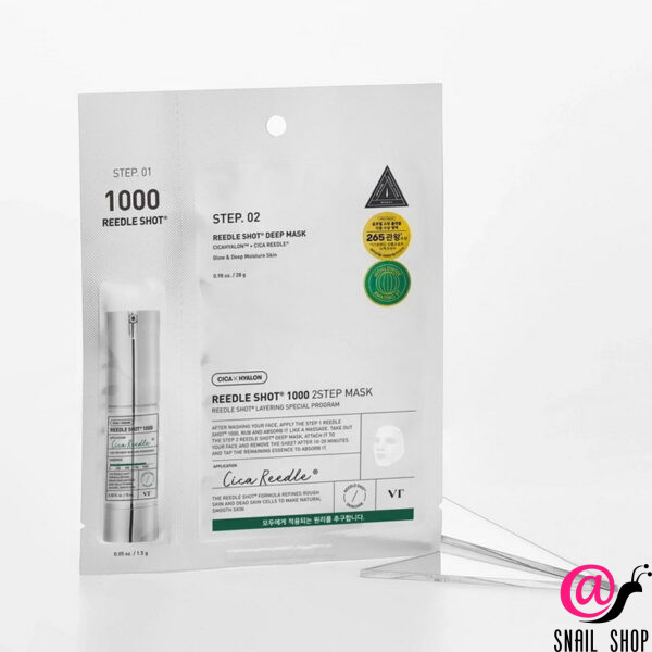 VT Cosmetics Активная двухфазная маска с микроиглами Reedle Shot 1000 2Step Mask