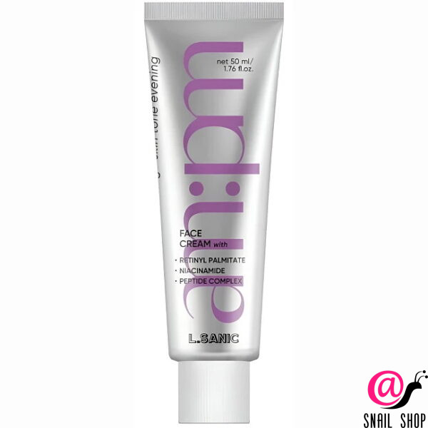 L.SANIC Крем для лица с пептидами Retinyl Palmitate and Peptide Complex Anti-aging Face Cream