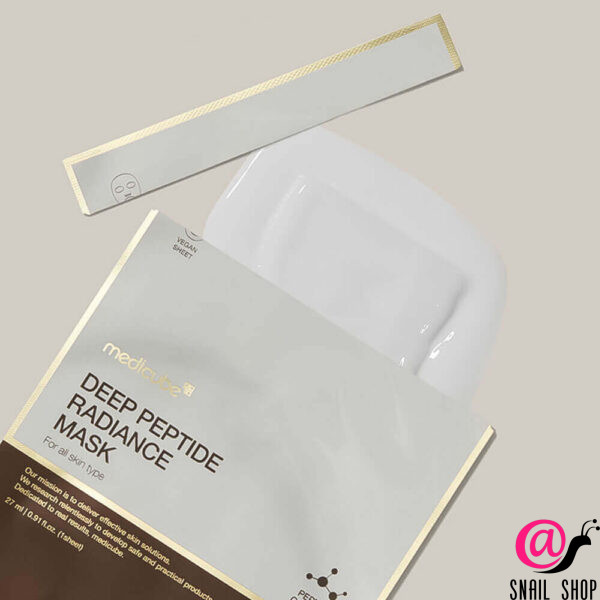 MEDICUBE Маска тканевая с пептидами Deep Peptide Radiance Mask