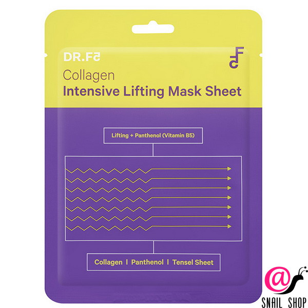 DR.F5 Лифтинг-маска с гидролизованным коллагеном Intensive Lifting Collagen Mask Sheet