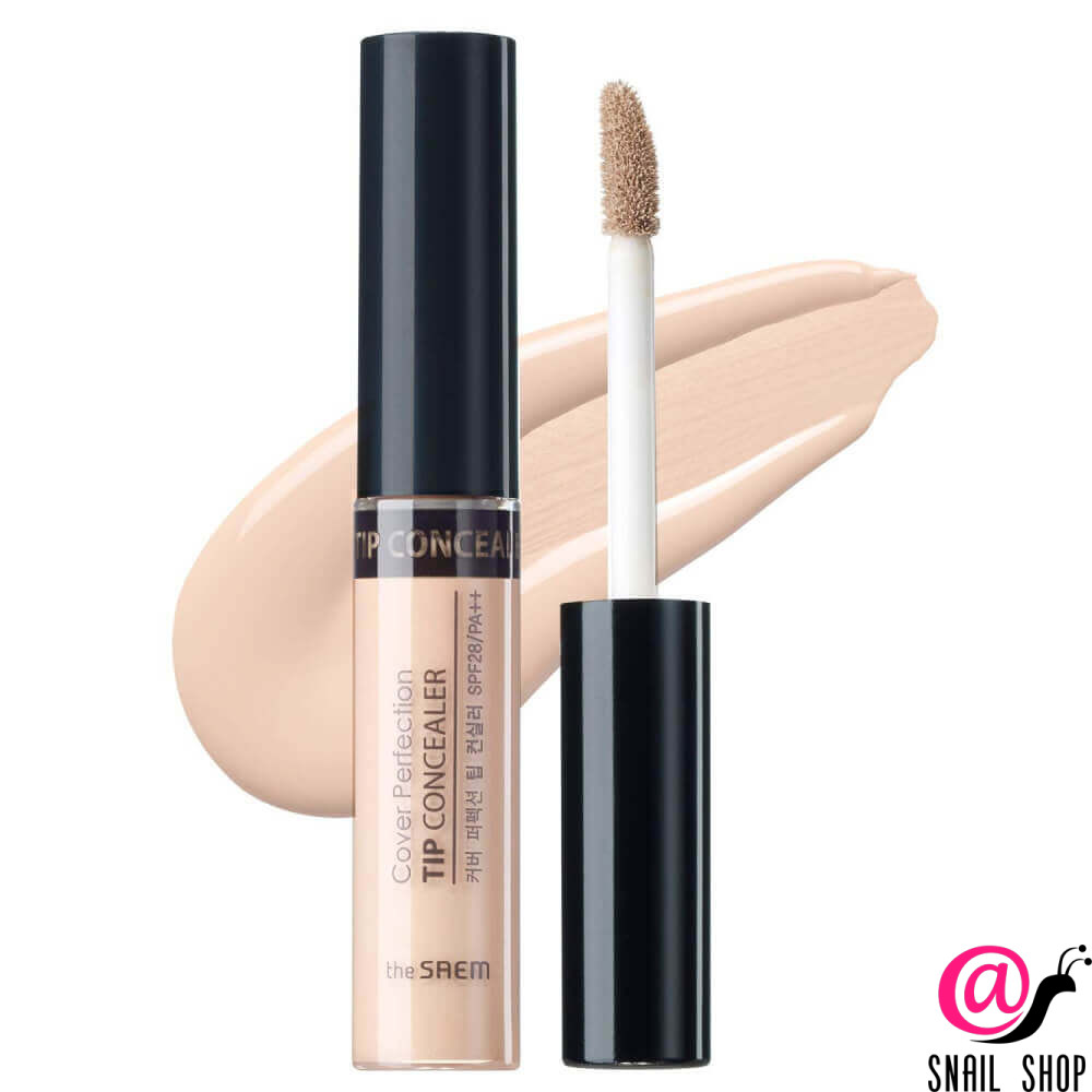 THE SAEM Консилер для маскировки недостатков кожи Cover Perfection Tip Concealer 0.5 ICE BEIGE