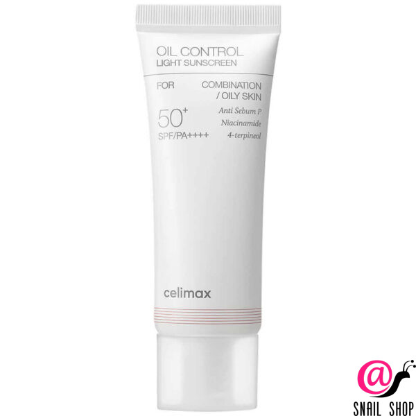 CELIMAX Себорегулирующий лёгкий солнцезащитный крем Oil Control Light Sunscreen SPF50+PA++++