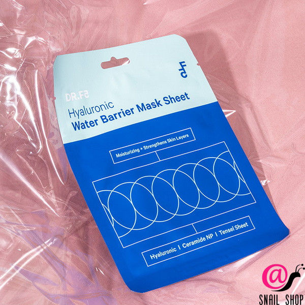 DR.F5 Маска для лица с гиалуроновым комплексом и церамидами Water Barrier Hyaluronic Mask Sheet