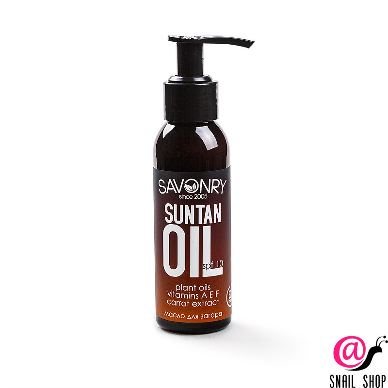 SAVONRY Масло для загара SPF 10