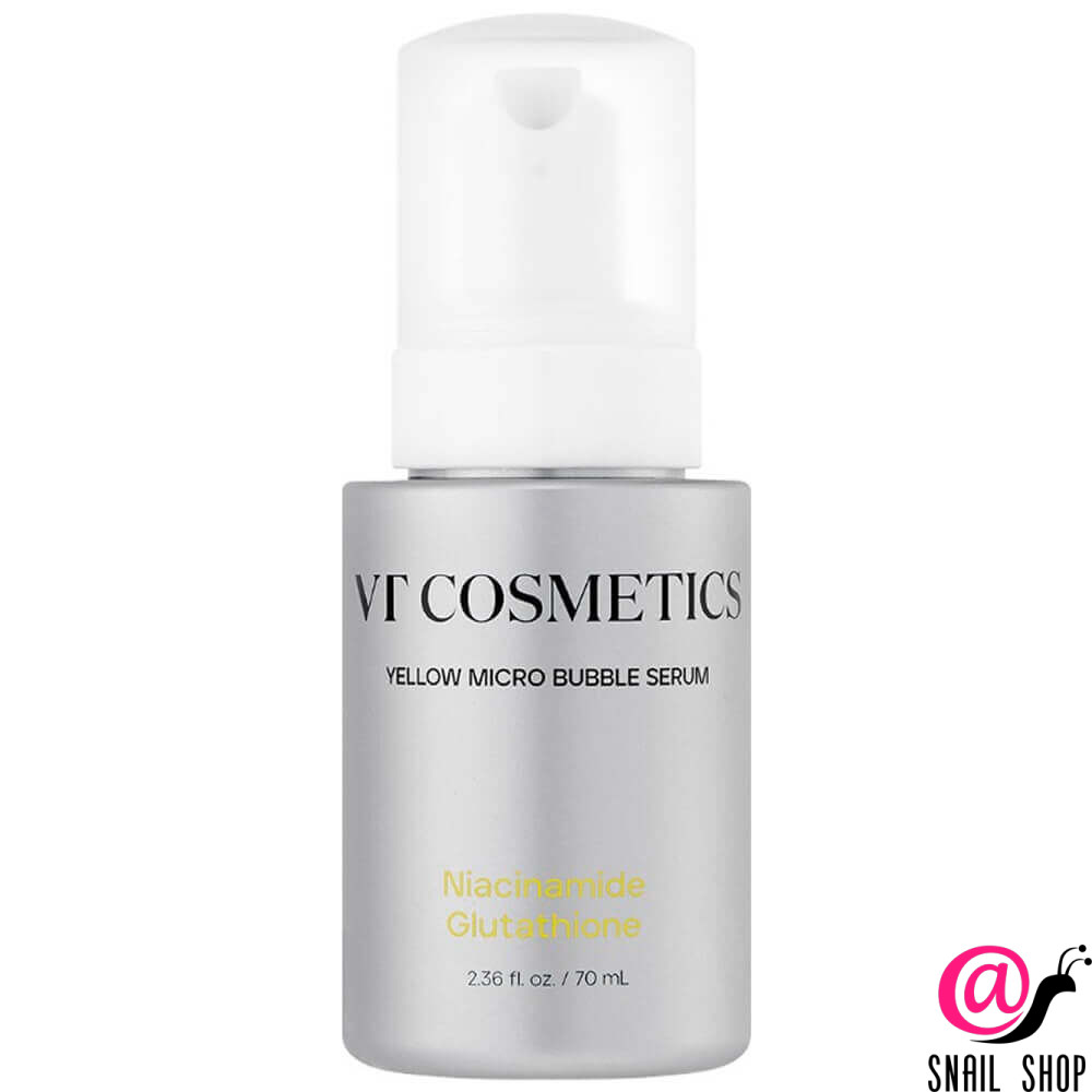 VT Cosmetics Пузырьковая сыворотка с ниацинамидом Niacinamide Glutathione Yellow Micro Bubble Serum VT Cosmetics Пузырьковая сыворотка с ниацинамидом Niacinamide Glutathione Yellow Micro Bubble Serum