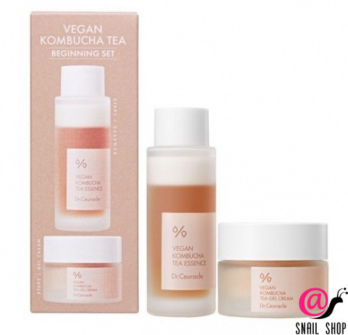 DR.CEURACLE Набор-стартер с чаем комбуча 2 средства Vegan Kombucha Tea Beginning Set