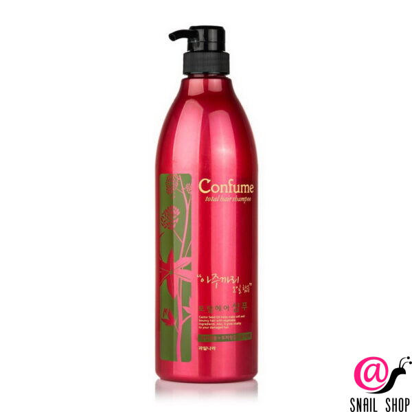 WELCOS Шампунь для волос c касторовым маслом Confume Total Hair Shampoo