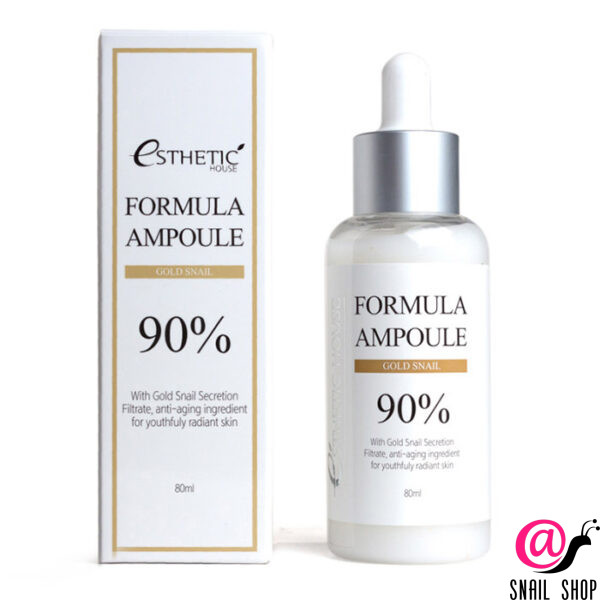 ESTHETIC HOUSE Сыворотка для лица ЗОЛОТО / УЛИТКА Formula Ampoule Gold Snail