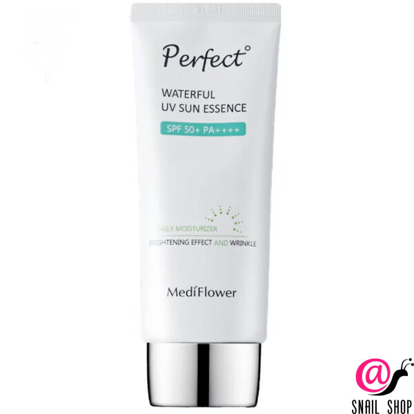 MEDI FLOWER Крем для лица солнцезащитный водянистый Sun Cream Perfect Waterful UV SPF 50+ PA+++