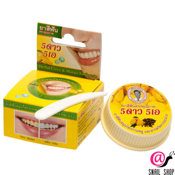 5 STAR COSMETIC Зубная паста ЭКСТРАКТ МАНГО травяная