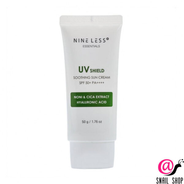 NINE LESS Веганский солнцезащитный крем Essentials UV Shield Soothing Sun Cream SPF 50+ PA ++++