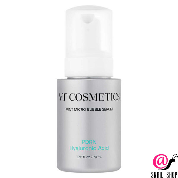 VT Cosmetics Пузырьковая сыворотка с ПДРН PDRN Hyaluronic Mint Micro Bubble Serum