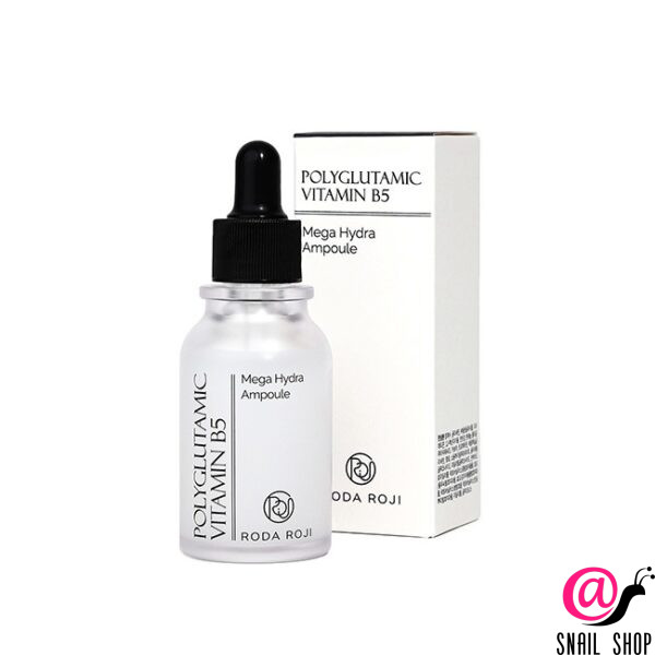 RODAROJI Интенсивная увлажняющая сыворотка Polyglutamic Vitamin B5 Mega Hydra Ampoule