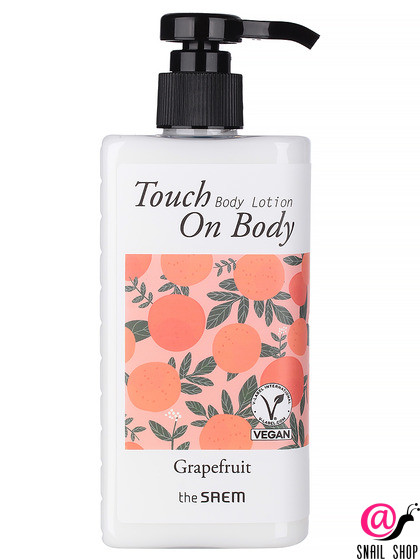 THE SAEM VEGAN Лосьон для тела с экстрактом грейпфрута Touch On Body Grapefruit Body Lotion