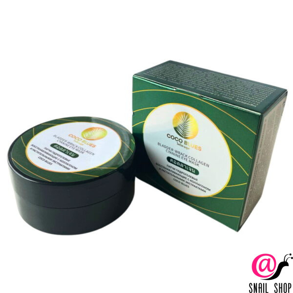 COCO BLUES Патчи для глаз гидрогелевые КОЛЛАГЕН / РАСТИТЕЛЬНЫЕ ЭКСТРАКТЫ восстанавливающие