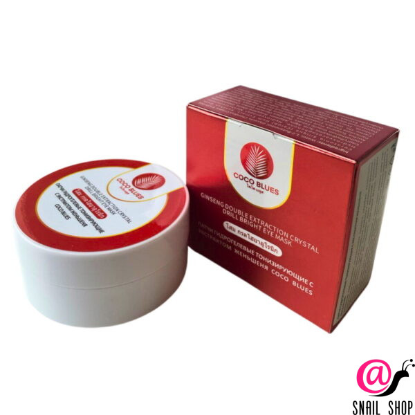 COCO BLUES Патчи для глаз гидрогелевые ЭКСТРАКТ ЖЕНЬШЕНЯ / РАСТИТЕЛЬНЫЕ ЭКСТРАКТЫ тонизирующие