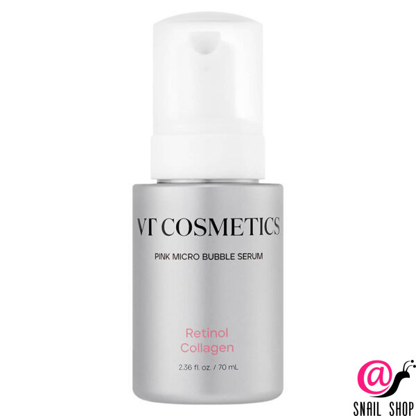 VT Cosmetics Пузырьковая сыворотка с ретинолом Retinol Collagen Pink Micro Bubble Serum