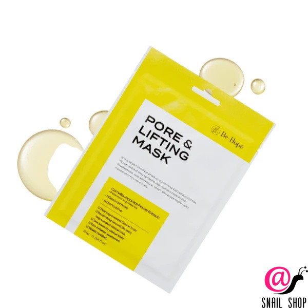 BE-HOPE Тканевая маска для сужения пор с лифтинг эффектом PORE LIFTING MASK