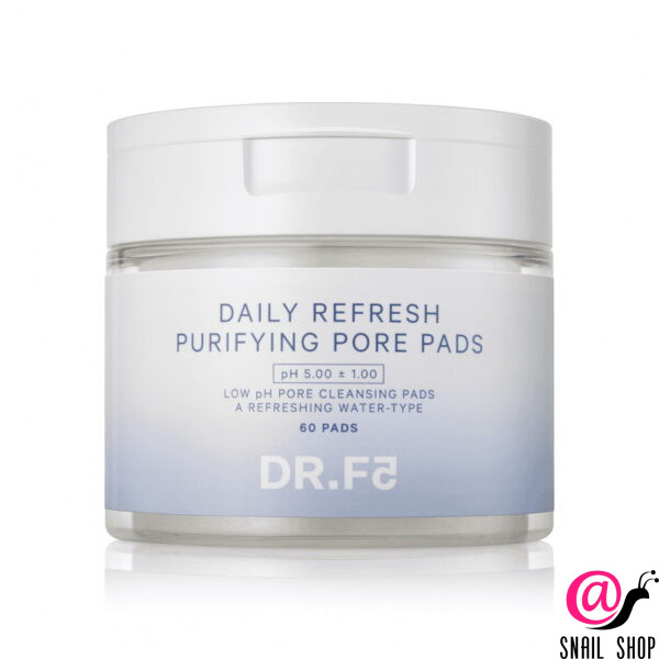DR.F5 Очищающие пэды для снятия макияжа и ухода за порами Daily Refresh Purifying Pore Pads
