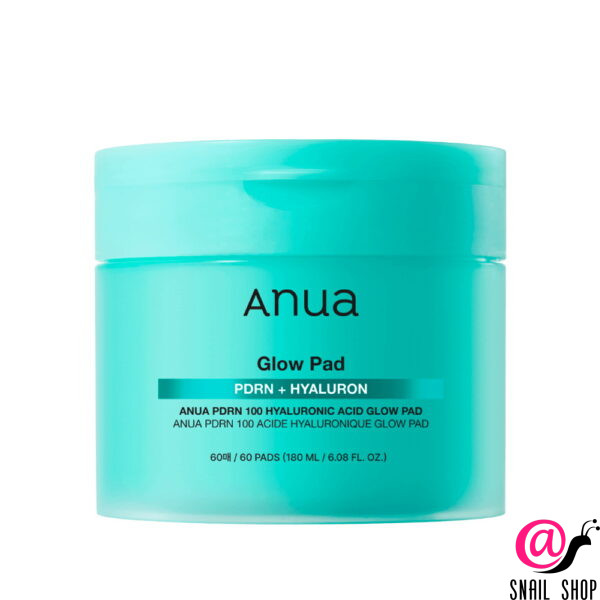 ANUA Увлажняющие пэды с ПДРН и гиалуроновой кислотой PDRN 100 Hyaluronic Acid Glow Pad