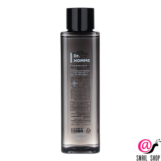 LEBELAGE Тонер для лица увлажняющий мужской Dr. Homme For Men Skin