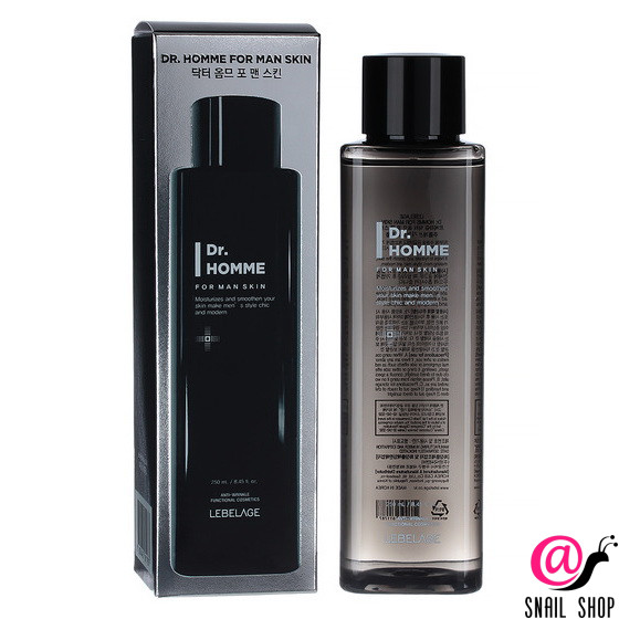 LEBELAGE Тонер для лица увлажняющий мужской Dr. Homme For Men Skin